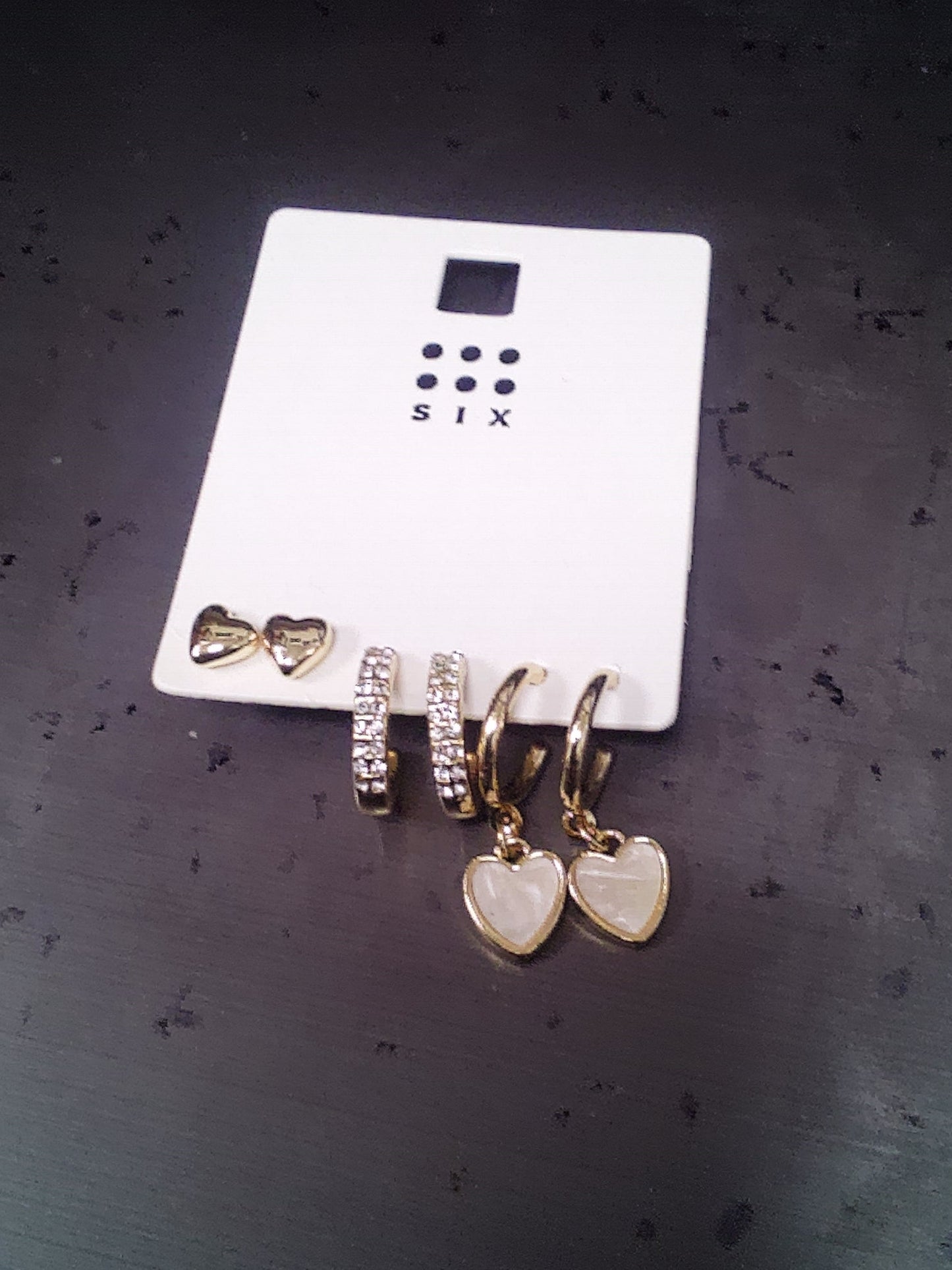 Gold Colored Earring set