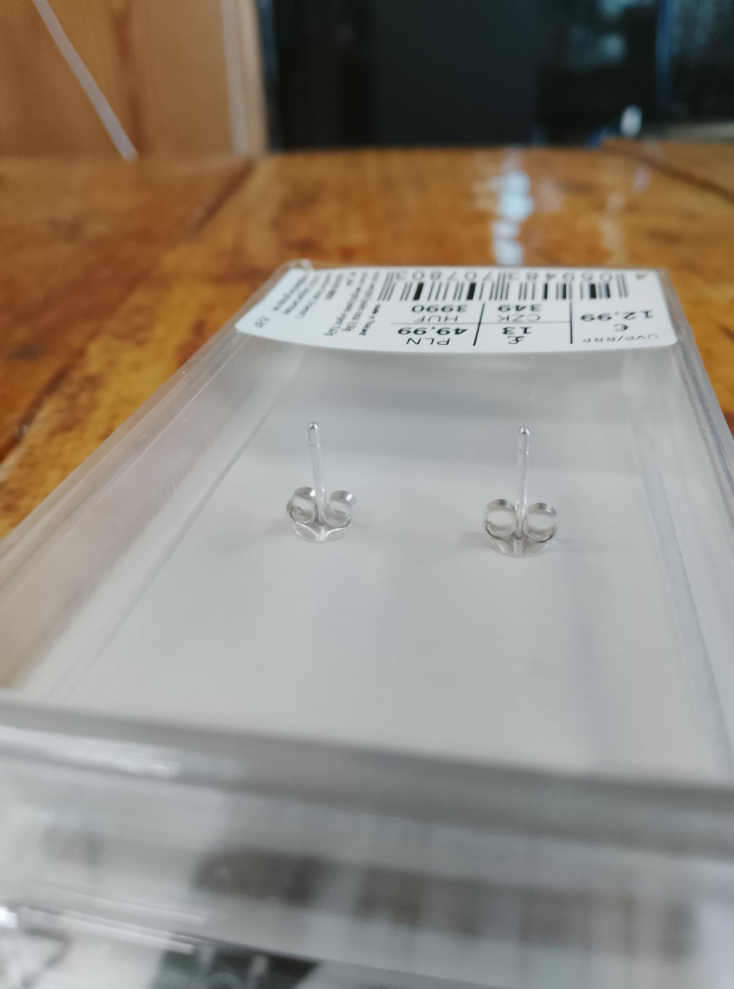 Silver Butterfly Earring