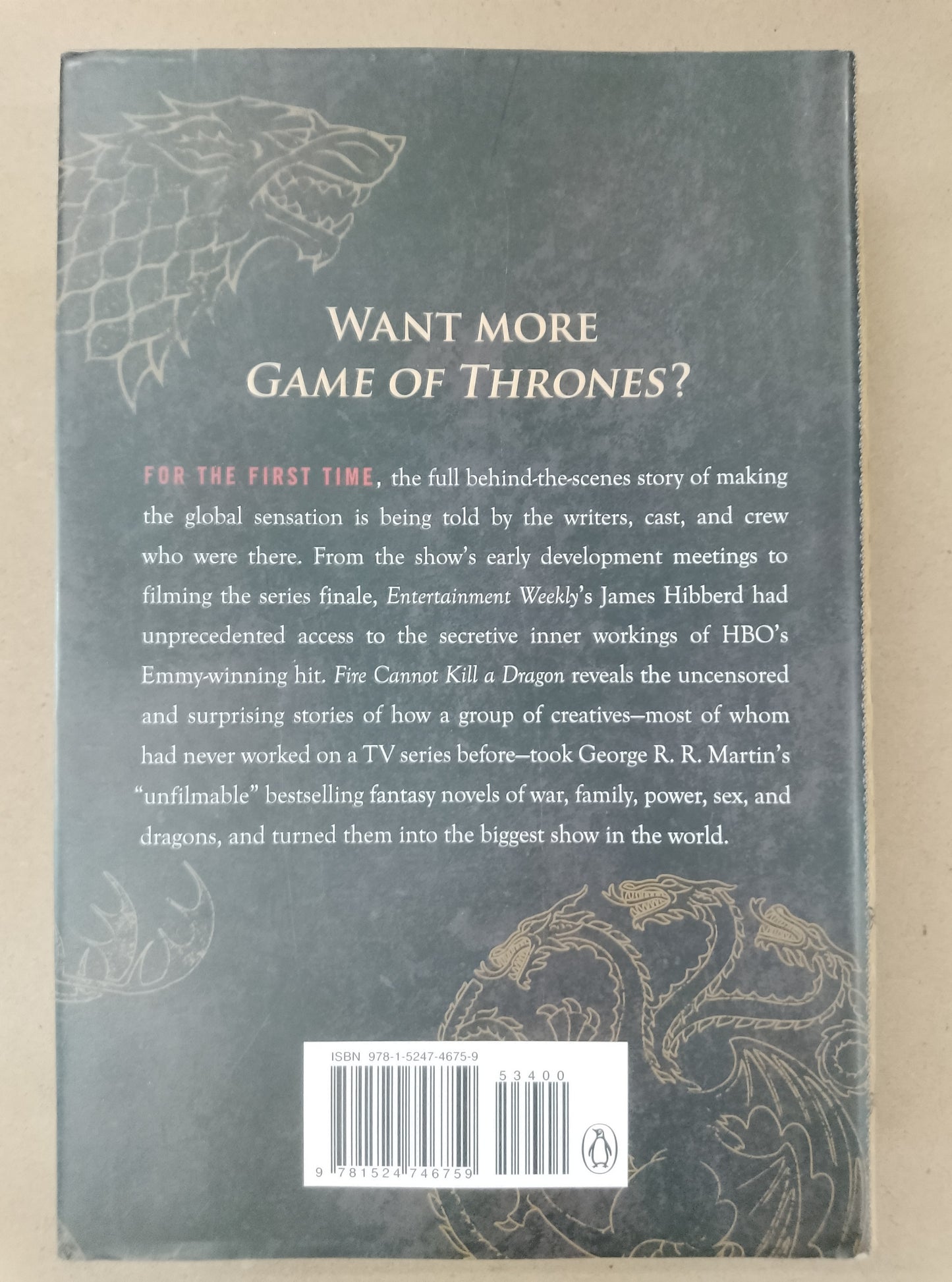 Game Of Thrones : Fire Cannot Kill A Dragon By James Hibbered