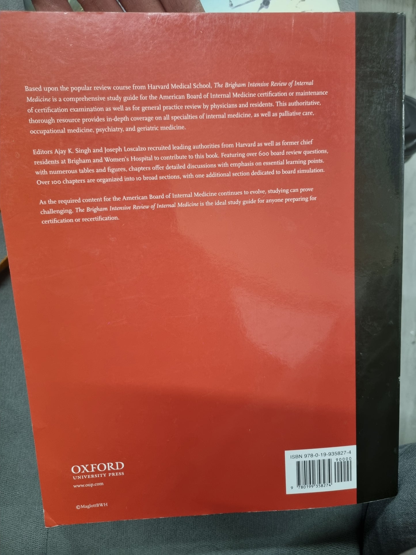 THE BRIGHAM INTENSIVE REVIEW OF INTERNAL MEDICINE - Second edition