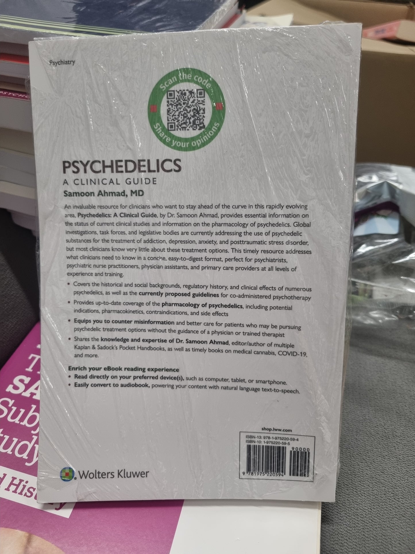 PSYCHEDELICS - A CLINICAL GUIDE by Samoon Ahmed MD