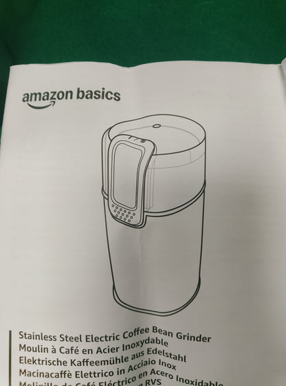 Electric Coffee Bean Grinder - Amazon Basics