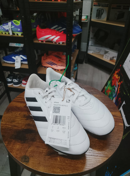 Goletto VIII FG Black and White Football Boots