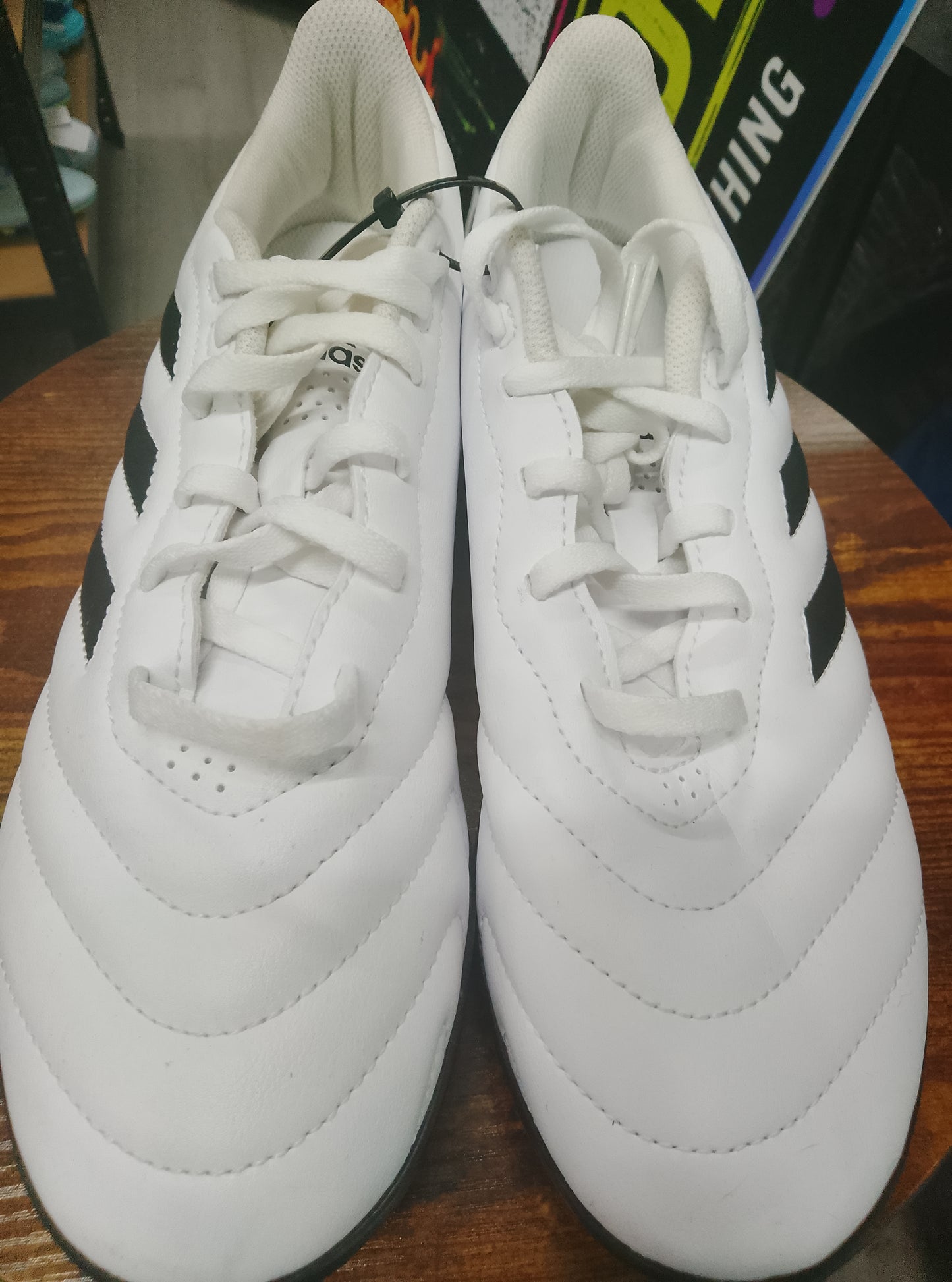 Goletto VIII Black and White Turf Football Boots