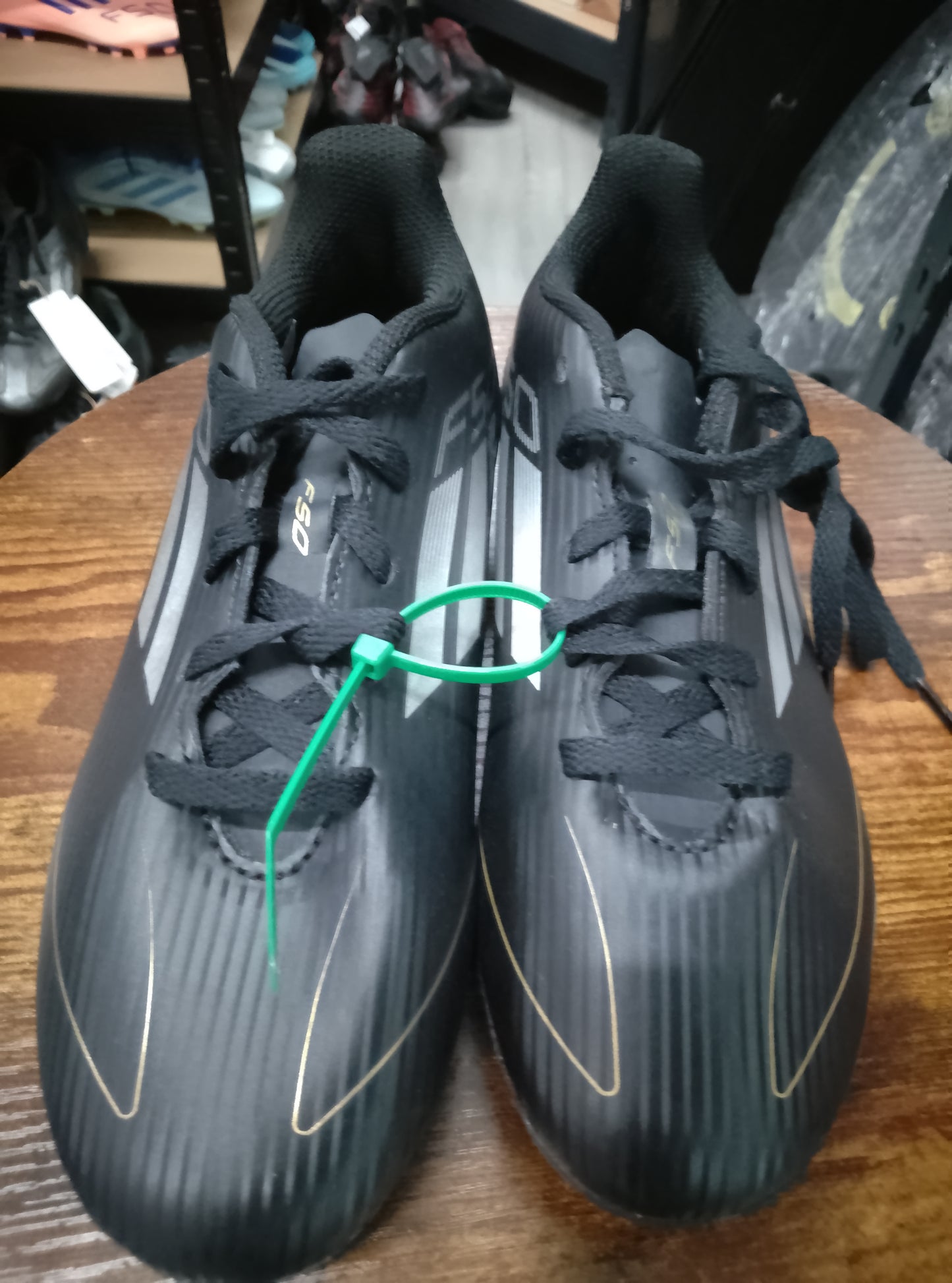 Adidas F50 Black/Gold/Silver Flexible Ground Football Boots