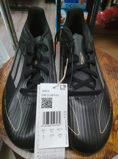 Adidas F50 Black/Gold/Silver Flexible Ground Football Boots
