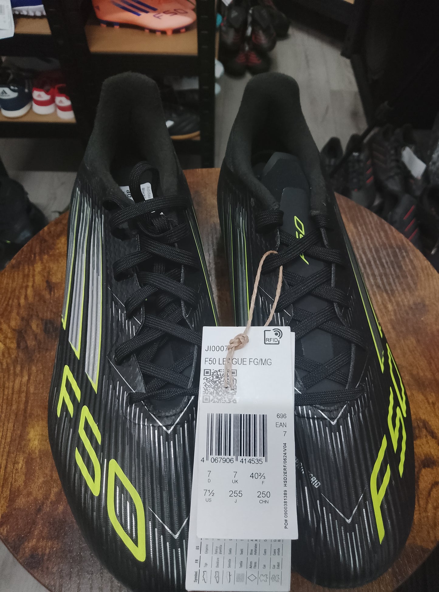 Adidas F50 Electric Stealth League FG/MG Football Boots