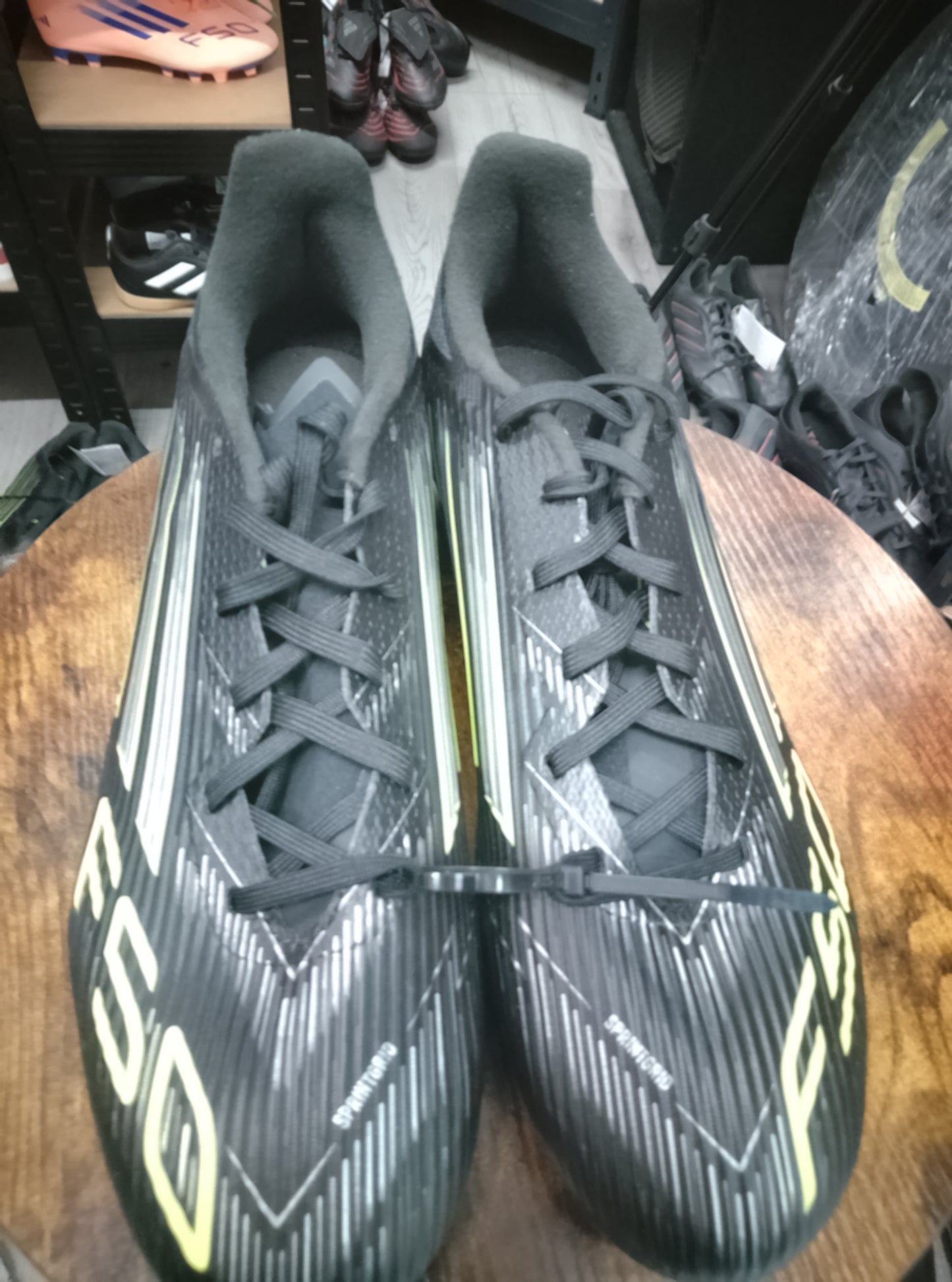 Adidas F50 Electric Stealth League FG/MG Football Boots