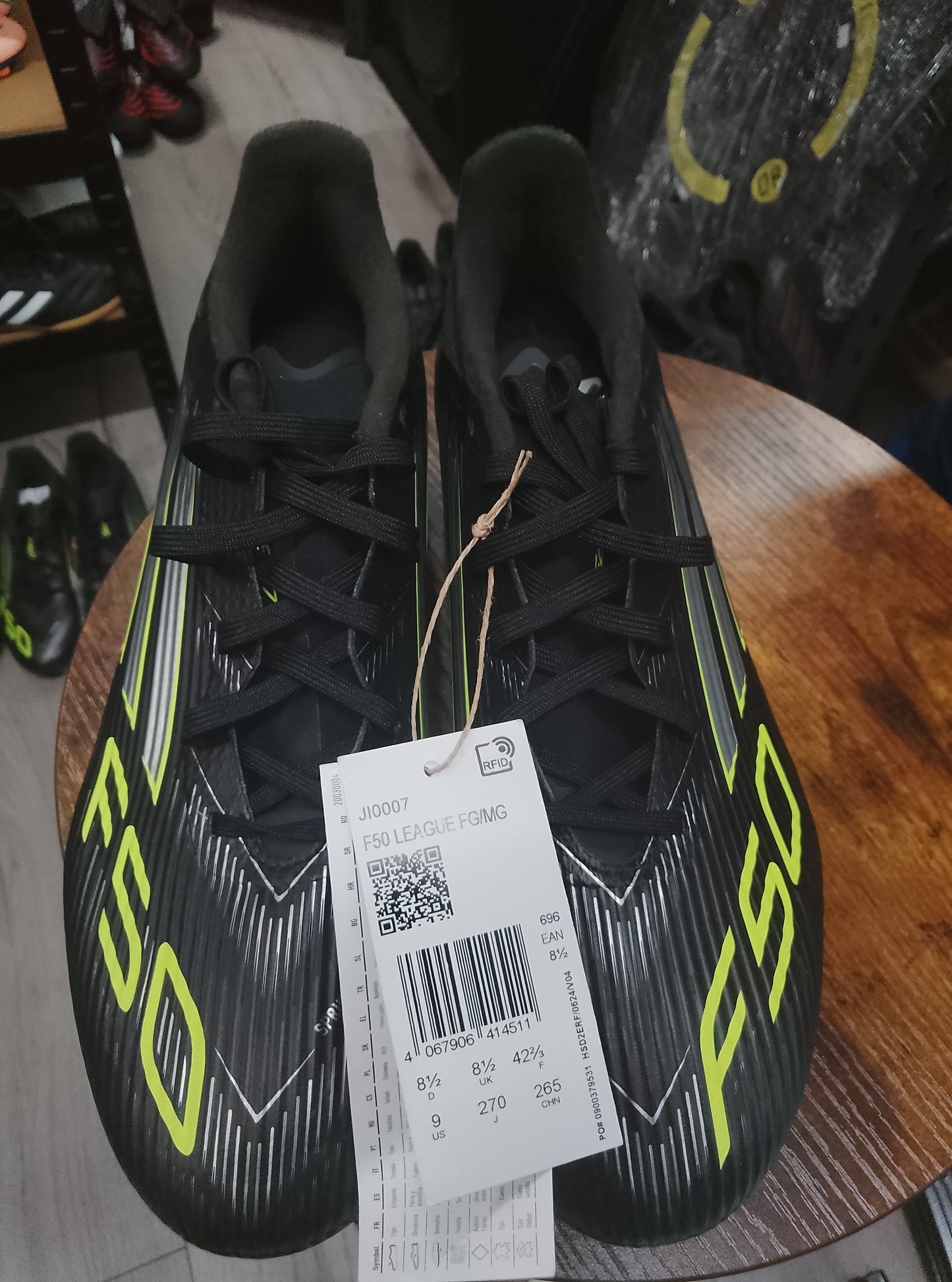 Adidas F50 Electric Stealth League FG/MG Football Boots