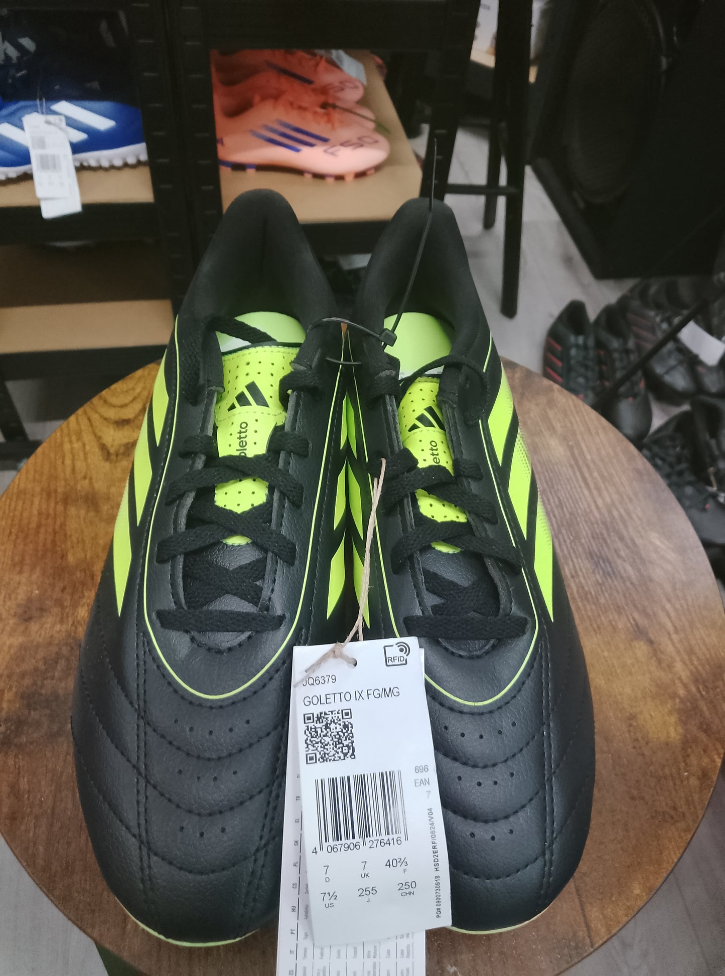 Adidas Goletto IX FG/MG Green & Black Football Boots