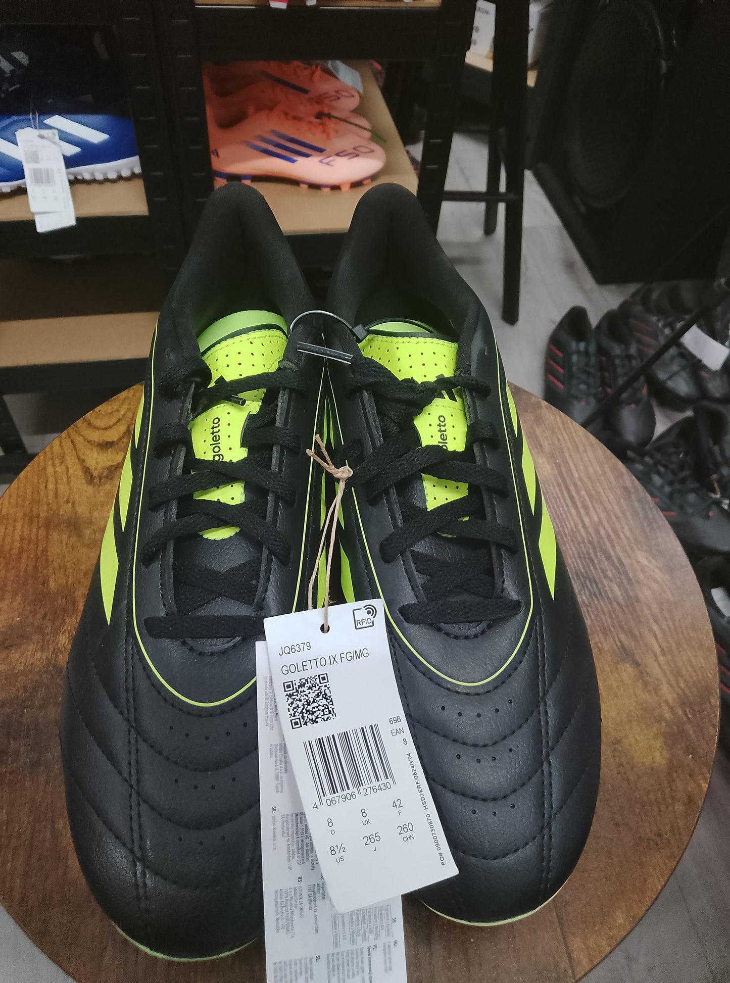Adidas Goletto IX FG/MG Green & Black Football Boots