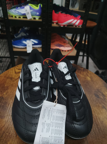 Adidas Goletto IX Black/White FG/MG Junior Football Boots