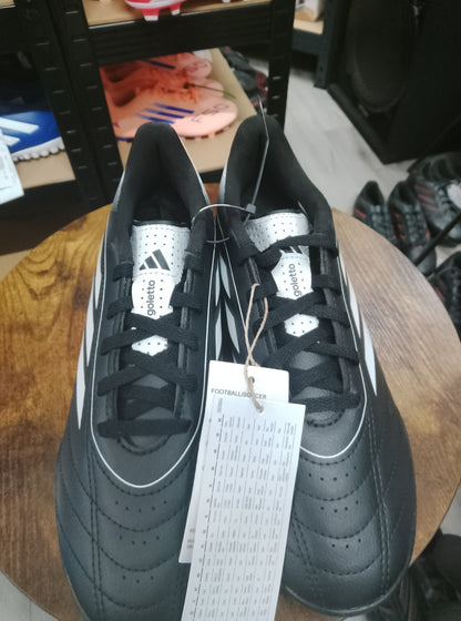 Adidas Goletto IX Black/White Turf Football Shoes