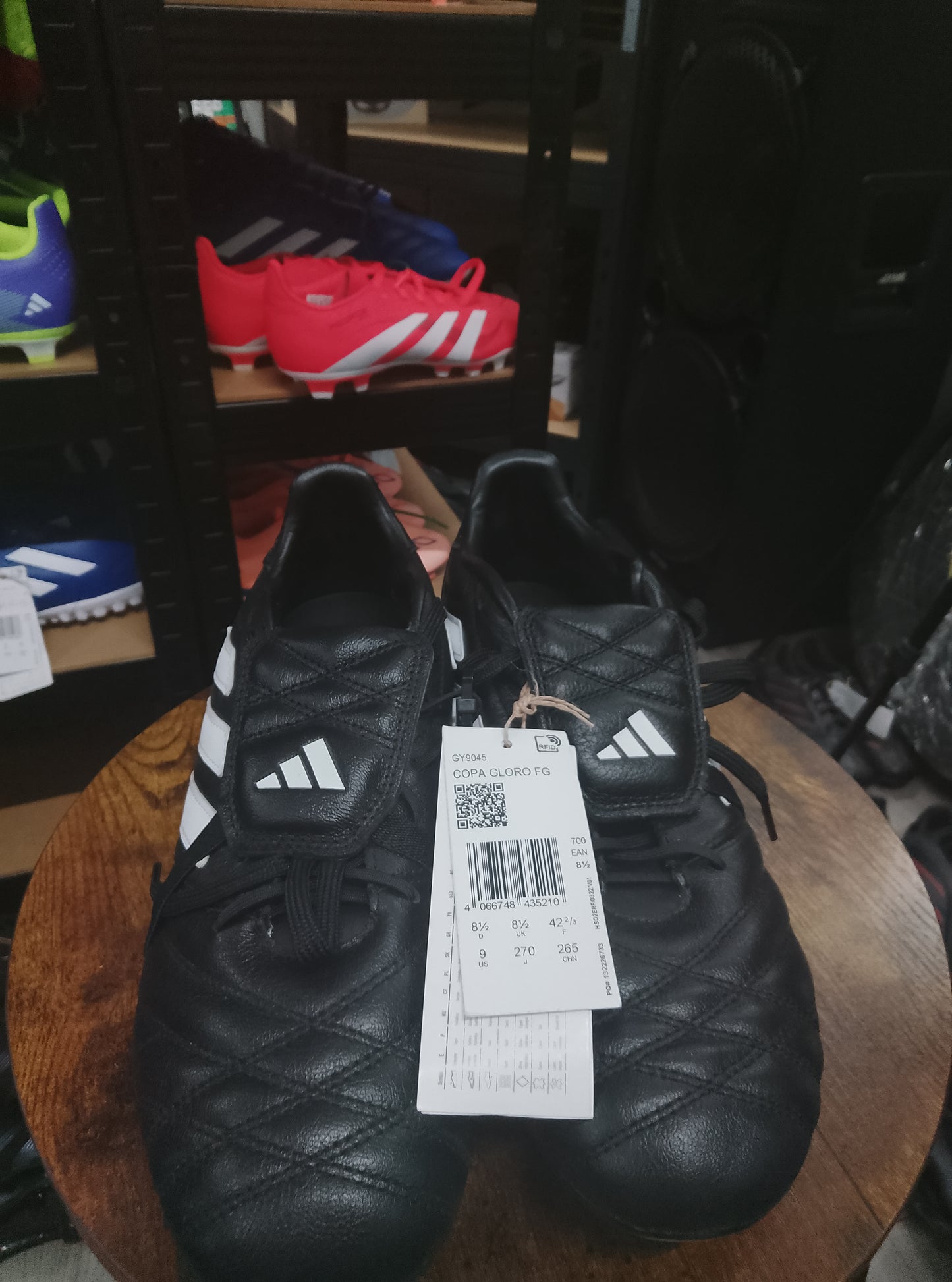 Adidas Copa Gloro FG Black/White Football Boots