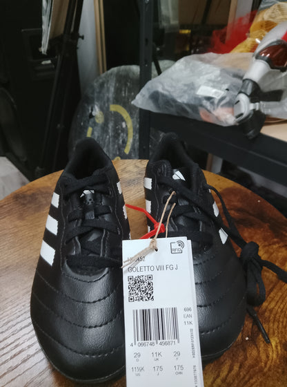 Adidas Goletto VIII FG Black / White Football Boots