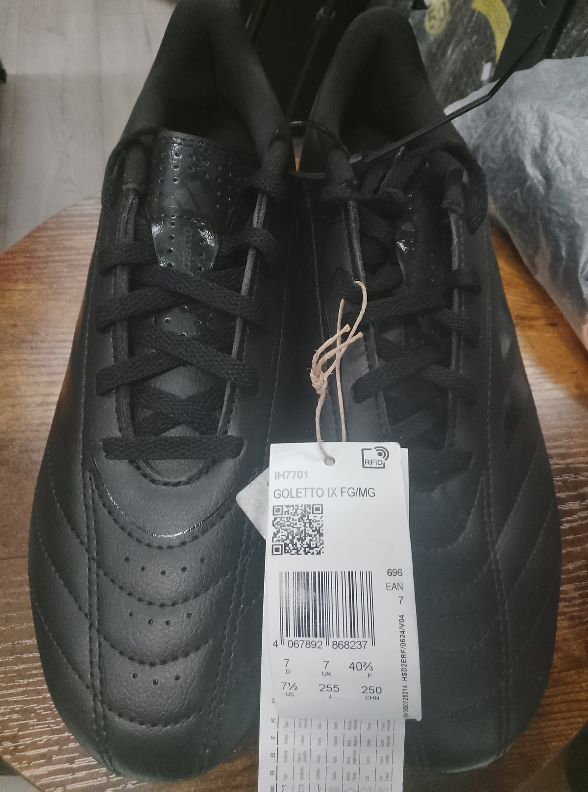 Adidas Black Goletto IX FG/MG Football Boots