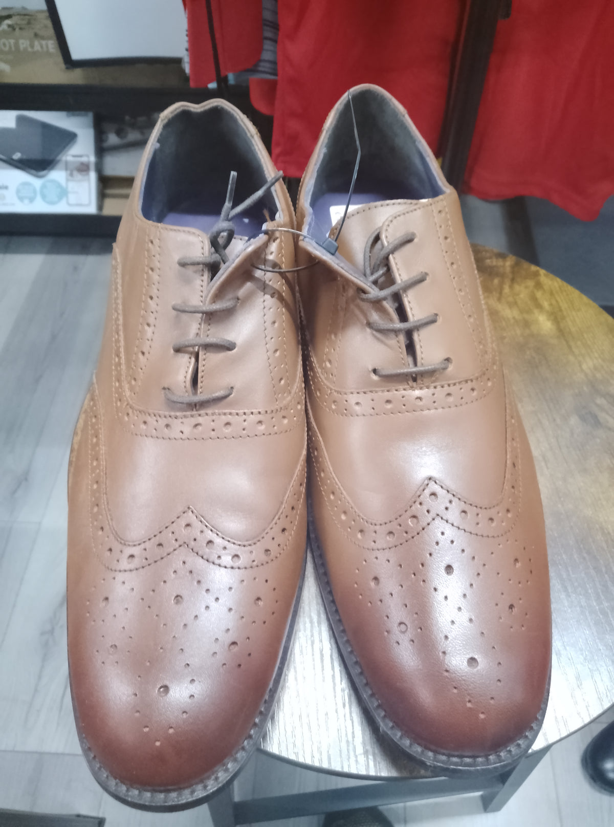 Firetraps Tan Leather Brogues