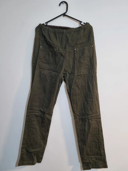 WOMENS XXL GREEN MATERNITY TROUSERS