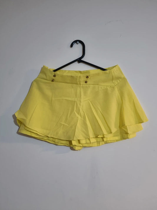 WOMENS MEDIUM YELLOW SKIRT