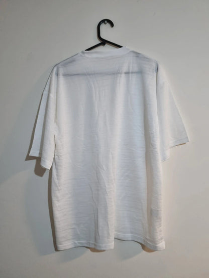 UNISEX LARGE WHITE PLAIN T-SHIRT