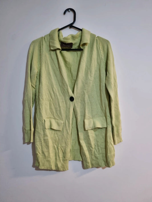 LARGE GREEN WOMENS CARDIGAN