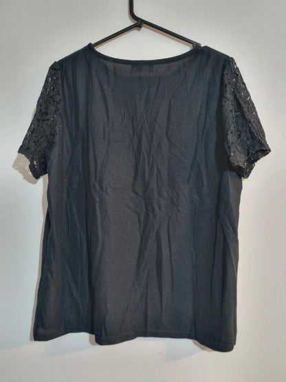 3XL BLACK RAFITAR WOMENS TOP