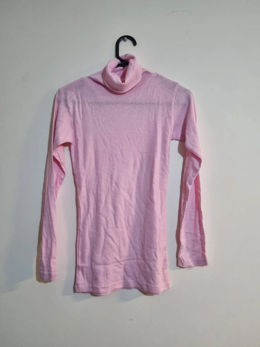 WOMENS SIZE 6 PINK LONG SLEEVED ANORAK TOP