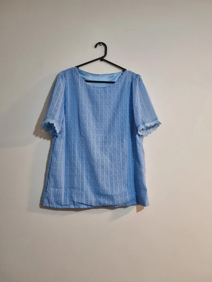 2XL BLUE BLOUSE