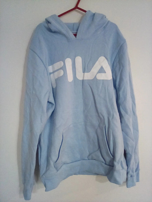 14YEAR OLD BABY BLUE FILA HOODY