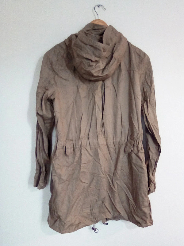 WOMENS FORWVER 21 MEDIUM KHAKI OUTDOOR JACKET