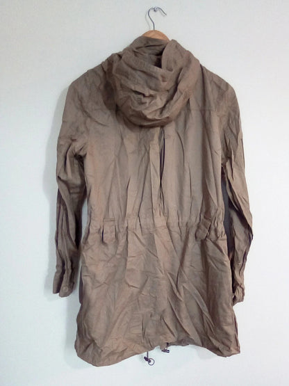 WOMENS FORWVER 21 MEDIUM KHAKI OUTDOOR JACKET
