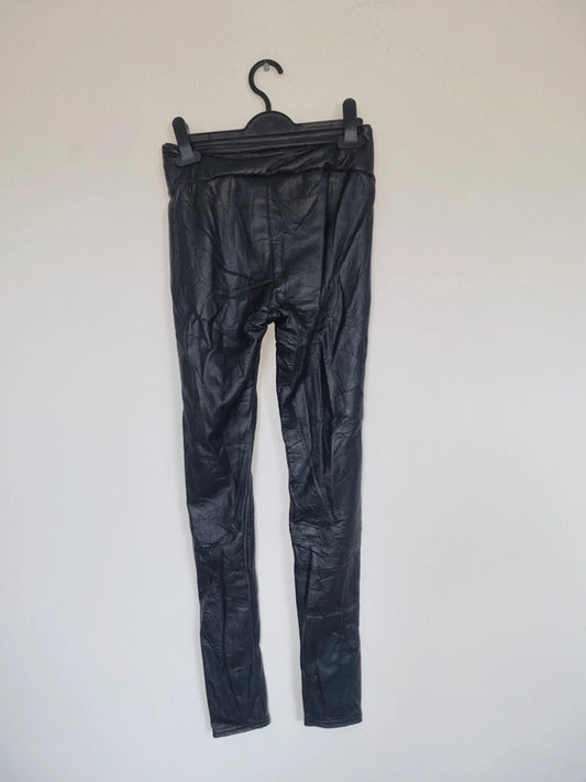 XS WOMENS FAUX LEATHER PANTS