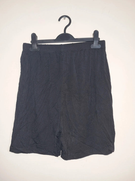 2XL WOMENS BLACK THIN SHORTS
