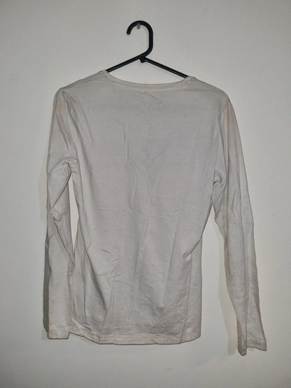 LARGE ADULT BEIGE LONG-SLEEVED T-SHIRT