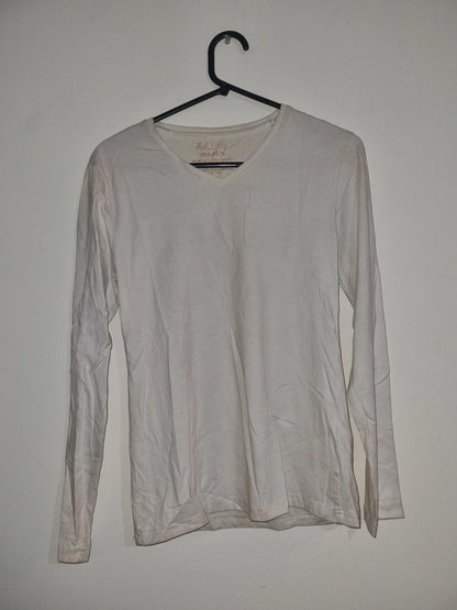 LARGE ADULT BEIGE LONG-SLEEVED T-SHIRT