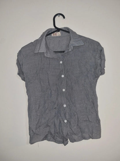 SMALL WOMENS GREY SLEEVELESS TOP