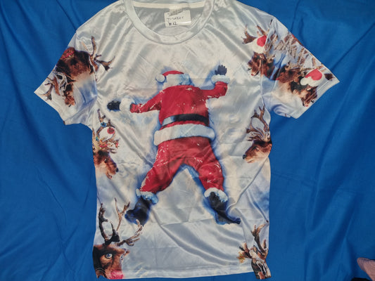 MENS SMALL SANTA T-SHIRT