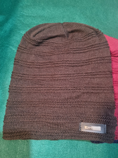 ADULTS FAUX FUR LINED BEANIE