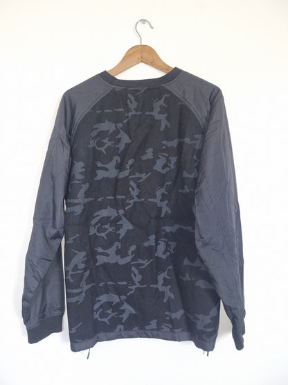 Men's Xlarge Black/Camo Jacket