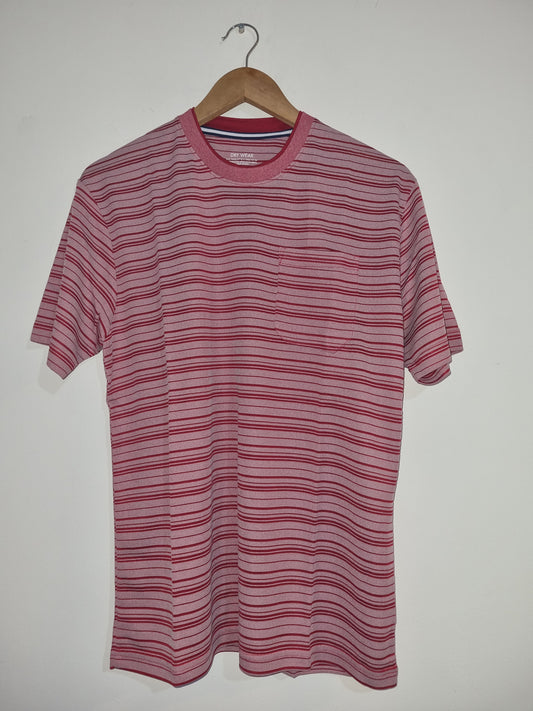 Men's Red Striped T-Shirt