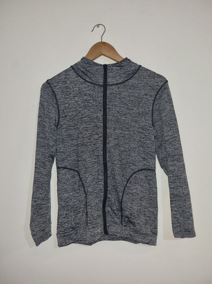 Women's Medium Grey Zipup Hoodie