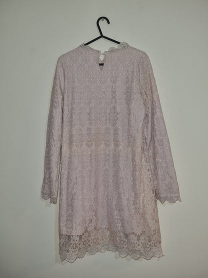 Women's Small Pink Netted Dress