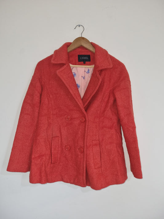 Women's Small Orange Coat