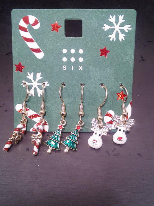 Christmas Drop Earring Set Variation 2