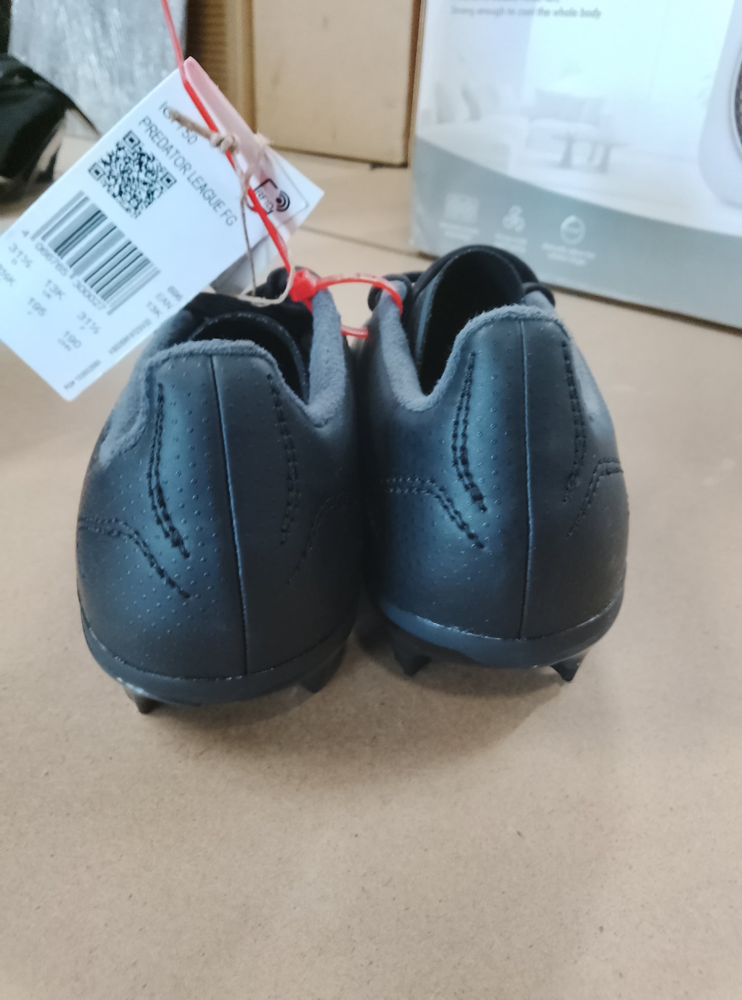 Adidas Predator League 3 L FG Black/Grey Size 13K Football Shoes