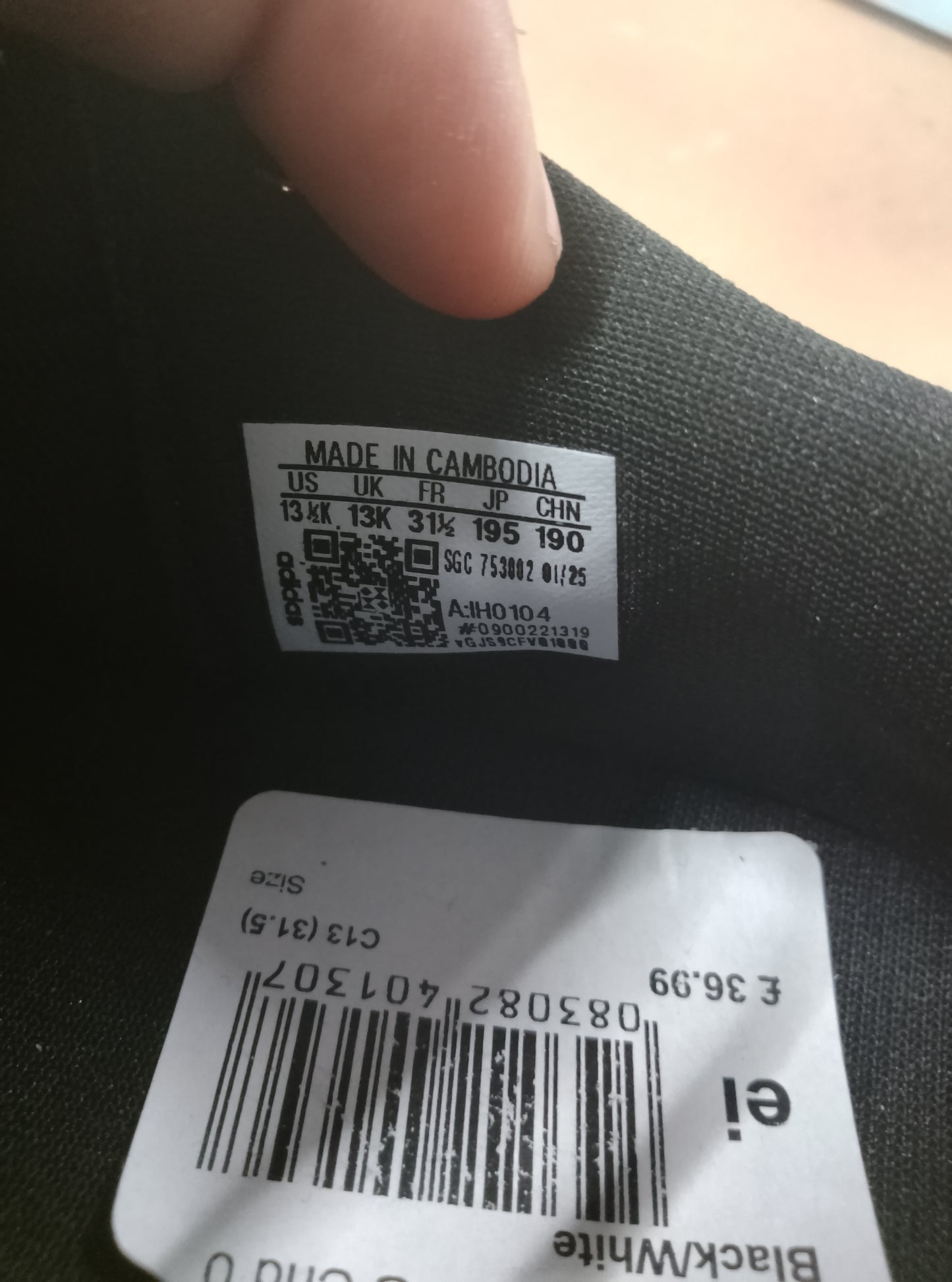 Adidas Goletto IX FG/MG J Football Shoes Size 13K UK