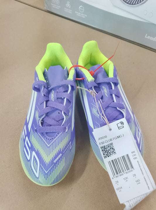 Adidas F50 Club FG/MG J Football Shoes Size 10K UK