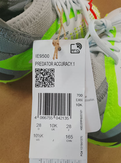 Adidas Predator Accuracy Football Shoes Size 10K UK
