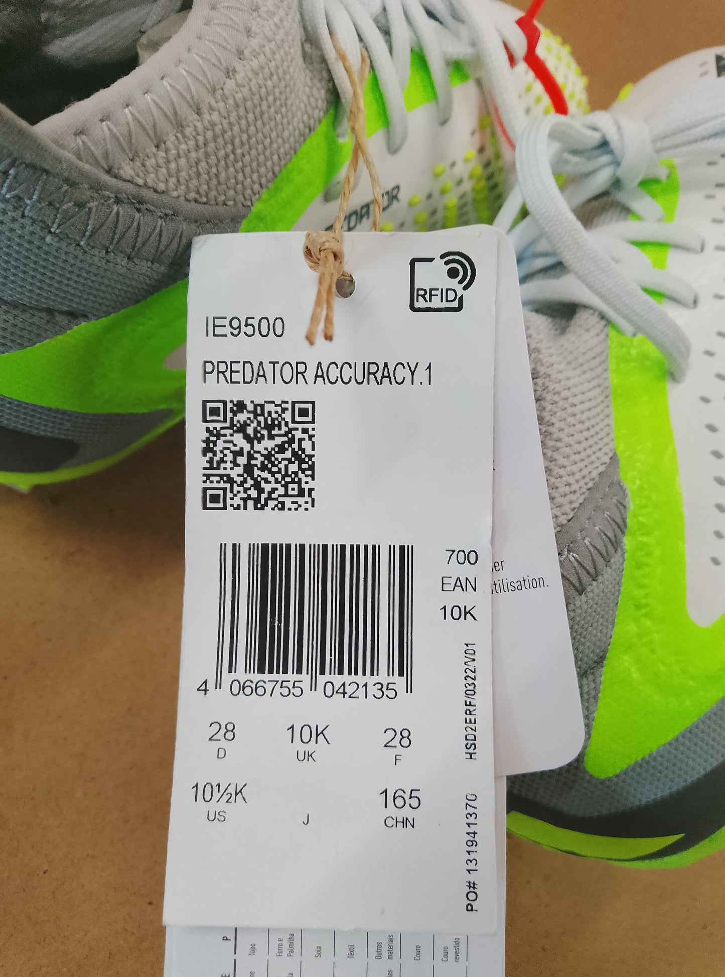 Adidas Predator Accuracy Football Shoes Size 10K UK