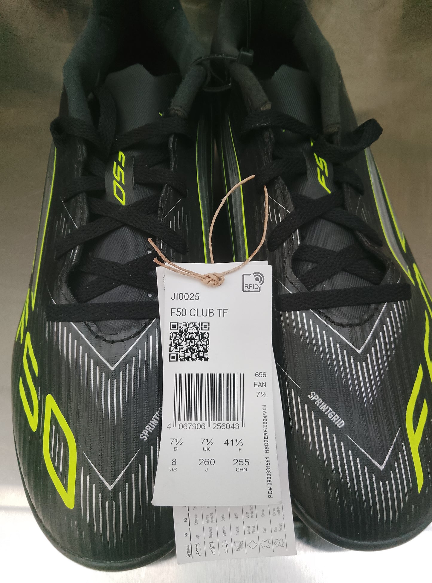 Adidas F50 Club TF Size 7.5 Football Boots